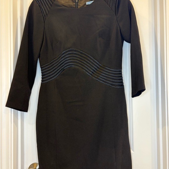 ANTONIO MELANI Dresses & Skirts - ANTONIO MELANI Elegant Black Textured Dress